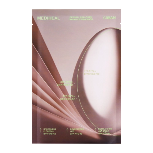 Mediheal - Retinol Collagen Cream Mask - Тканевая маска против морщин - 1шт./30ml