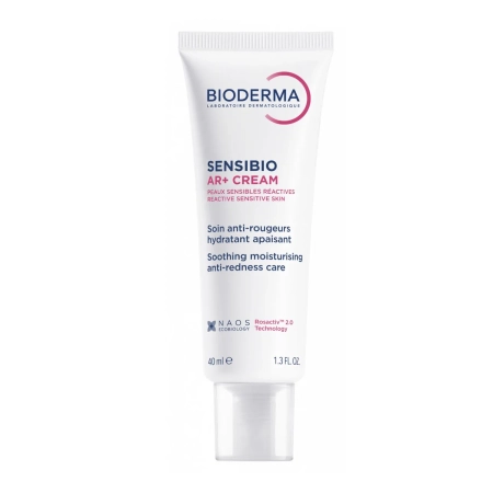 Bioderma - Sensibio AR+ Cream - Заспокійливо-зволожувальний крем проти почервоніння - 40ml