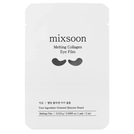 Mixsoon - Melting Collagen Eye Film - Розчинні колагенові патчі під очі - 5 пар