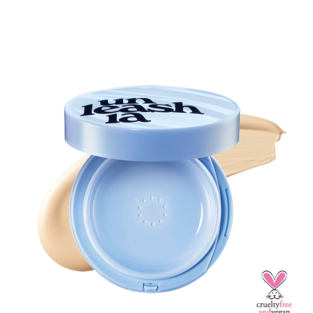 Unleashia - Babe Skin Baby Blue Cushion SPF 40 PA++ - Тональний кушон - 21N Fluffy - 15g