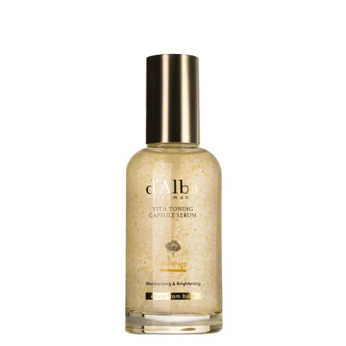 d'Alba - Vita Toning Capsule Serum - Зволожувальна та освітлювальна сироватка для обличчя - 100ml