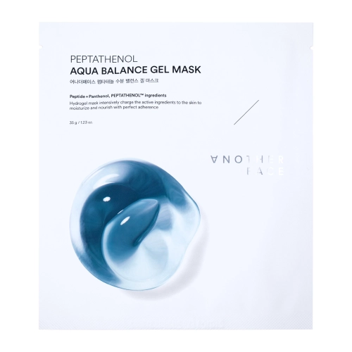 ANOTHER FACE - Peptathenol Aqua Balance Gel Mask - Гідрогелева маска з пептидами та пантенолом - 35g