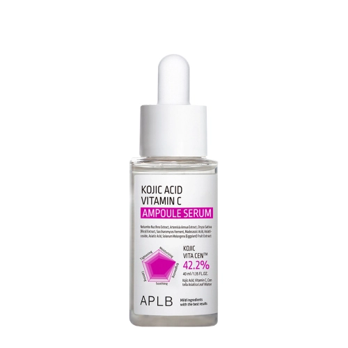 APLB - Kojic Acid Vitamin C Ampoule Serum - Ревитализирующая сыворотка для лица - 40ml