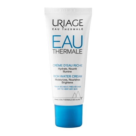 Uriage - Eau Thermale Rich Water Cream - Насичений зволожувальний крем для обличчя - 40ml