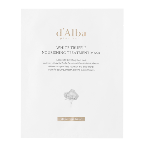 d'Alba - White Truffle Nourishing Treatment Mask - Питательная тканевая маска для лица - 1шт./25ml