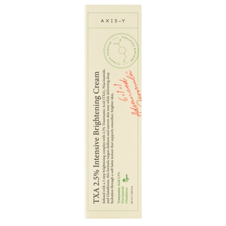 Axis-y - TXA 2.5% Intensive Brightening Cream - Інтенсивний освітлювальний крем для обличчя - 50ml