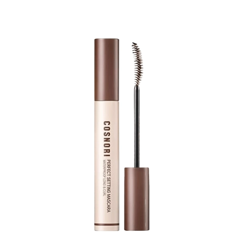 Cosnori - Perfect Setting Mascara Waterproof Long & Curl - Туш для подовження та об'єму вій - Водостійка - 02 Cozy Brown - 7ml
