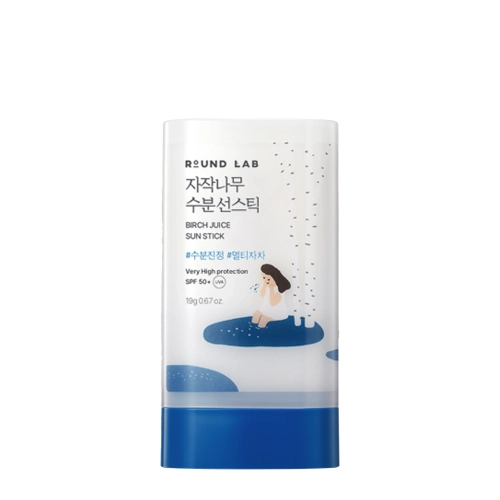 Round Lab - Birch Juice Moisturizing Sun Stick SPF/50+ PA++++ - Солнцезащитный стик с березовым соком - 19g