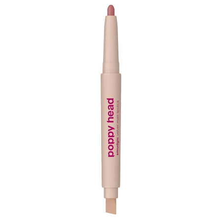 Poppy Head - Smudgic Velvet Matt Lipstick - Матовая помада-карандаш - 06 Charm Whisper - 0,85g