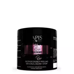 Apis - Очищувальний скраб для тіла, долонь і стоп - Rose Madame - Cleansing Scrub for Body, Hands and Feet - 700g