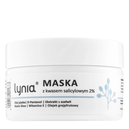 Lynia - Маска з саліциловою кислотою 2% - Maska z Kwasem Salicylowym 2% - 50ml