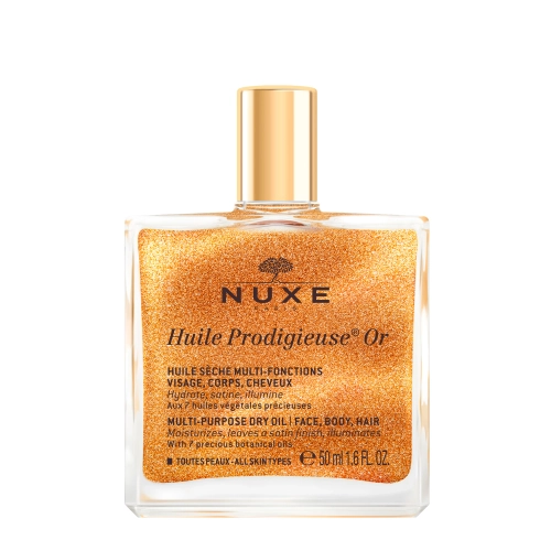 Nuxe - Huile Prodigieuse® Or - Мультифункциональное сухое масло с блестками для лица, тела и волос - 50ml