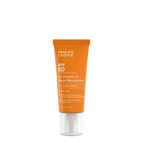 Paula's Choice - 5% Vitamin C Sheer Moisturizer SPF50 - Увлажняющий солнцезащитный крем с витамином С - 15ml