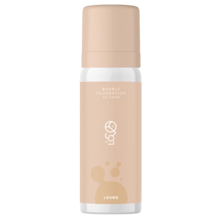 LOVRO - Bubble Foundation - Тональна основа з повітряною формулою для сяйва шкіри - 03 Sand - 50ml