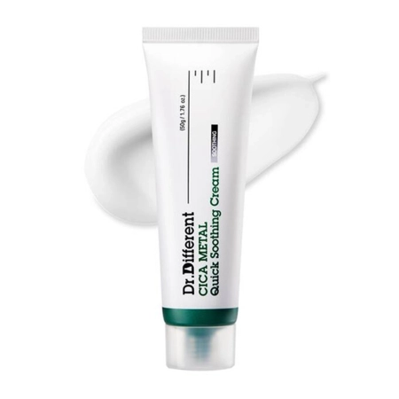 Dr.Different - Metal Quick Soothing Cream - Легкий успокаивающий крем для лица - 50g
