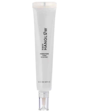 HanGlow - PerfecTone - Tinted Sunscreen SPF 50+ - Тонирующий солнцезащитный крем для лица - 01 - 50ml