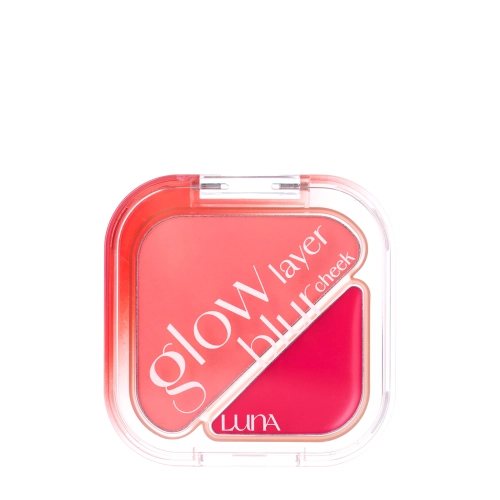 LUNA - Glow Layer Blur Cheek - Дуэт румян - 08 Strawberry Jelly - 8,5g