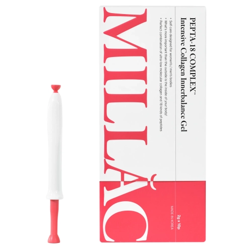 MILLAC - PEPTA-18 Complex Intensive Collagen Innerbalance Gel - Балансирующий интимный гель с коллагеном - 10x2g