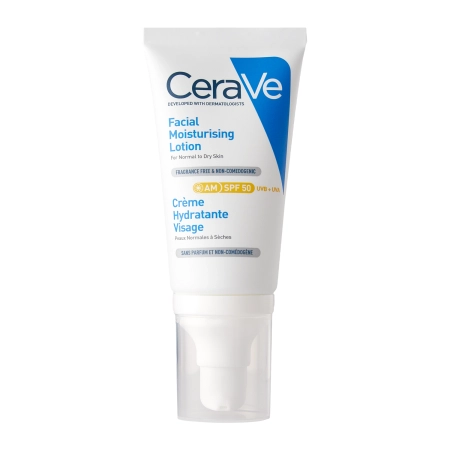 CeraVe - AM Facial Moisturising Lotion SPF50 - Зволожувальний крем для обличчя із SPF50 - 52ml