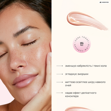 HanGlow - Darkless - Pink BB Eye Cream - Крем-консилер под глаза - 15ml