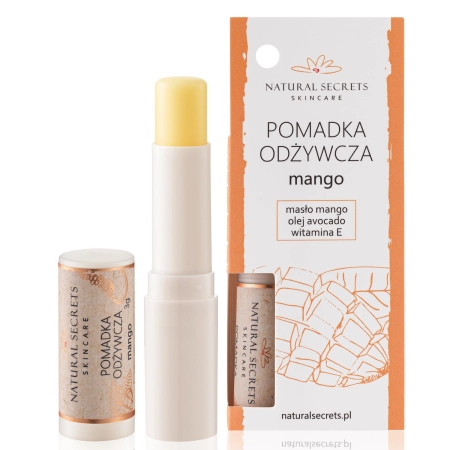 Natural Secrets - Защитная помада для губ - Манго - 3,5g