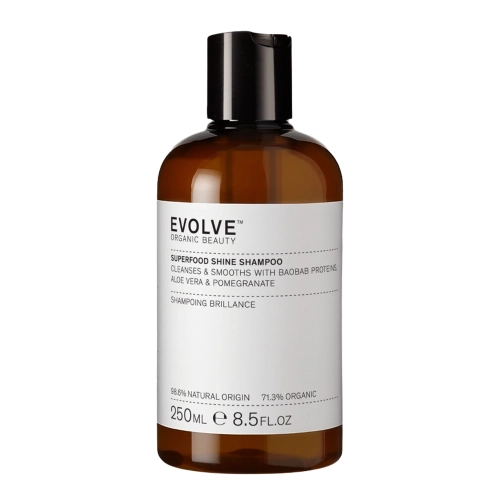 Evolve Organic Beauty - Superfood Shine Natural Shampoo - Натуральный шампунь для волос, лишенных блеска - 250ml