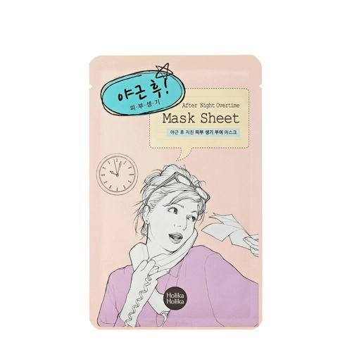 Holika Holika - After Mask Sheet - After Working Overtime - Зволожувальна тканинна маска - 30g