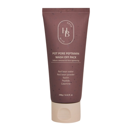 HEVEBLUE - Pot Pore Peptamin Wash Off Pack - Глиняна маска для звуження пор - 100g