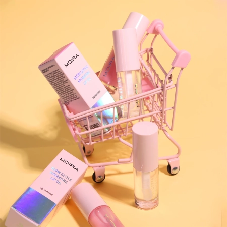 Moira - Glow Getter Hydrating Lip Oil - Зволожувальна олійка для губ - 009 Bubble Pink - 4,6ml