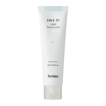 Torriden - Dive-In - Mild Sunscreen SPF50+ PA++++ - Зволожувальний сонцезахисний крем - 60ml