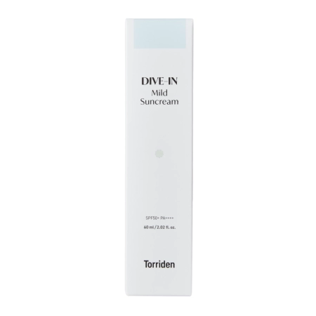 Torriden - Dive-In - Mild Sunscreen SPF50+ PA++++ - Зволожувальний сонцезахисний крем - 60ml