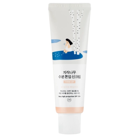 Round Lab - Birch Moisture Tone-Up Sunscreen - Тонирующий солнцезащитный крем с березовым соком - 50ml