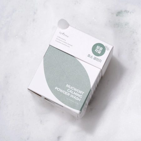 Isntree - Spot Saver - Mugwort Calming Powder Wash - Набір саше з ензимною пудрою для вмивання обличчя- 1gx25шт.
