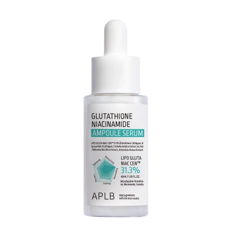 APLB - Glutathione Niacinamide Ampoule Serum - Осветляющая сыворотка для лица - 40ml