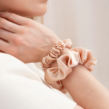 Cosibella Accessories - Набор шелковых резинок для волос - Peachy Pink