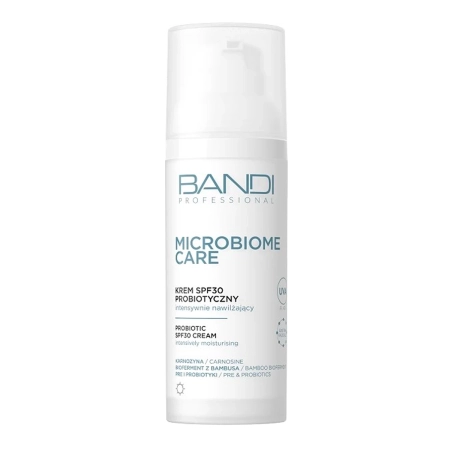 Bandi - Microbiome Care - Інтенсивно зволожувальний крем SPF30 з пробіотиками - 50ml