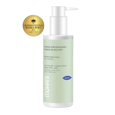 Mohani - Гель для вмивання обличчя з піровиноградною та гліколевою кислотою - 150ml