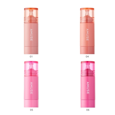 Amuse - Cheek Tok Tok - Жидкие румяна - 01 Boksoonga Tok - 5,5ml