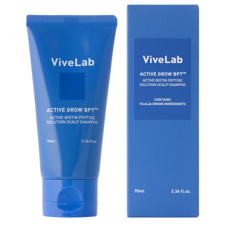 ViveLab - Active Biotin Peptide Solution Scalp Shampoo - Зміцнювальний шампунь для шкіри голови - 70ml