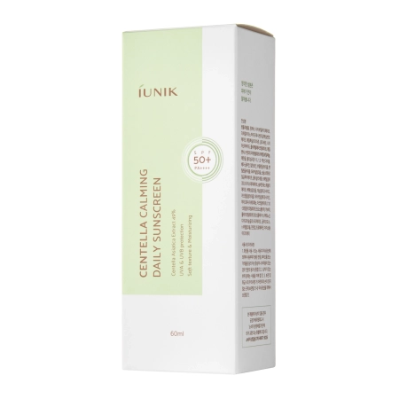 iUNIK - Заспокійливий сонцезахисний крем із центеллою - Centella Calming Daily Sunscreen SPF 50+ PA++++ - 60ml