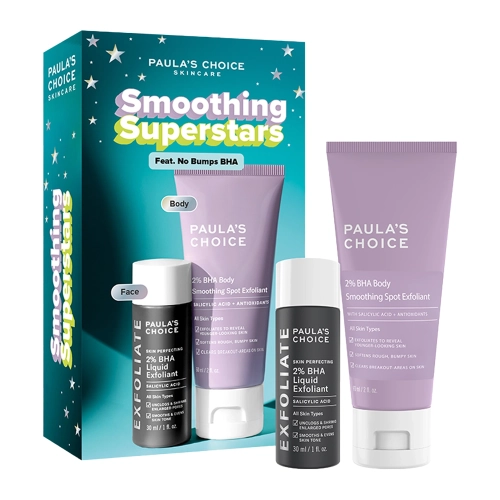 Paula's Choice - Smoothing Superstars - Набір розгладжувальних засобів для обличчя та тіла - 30ml + 60ml