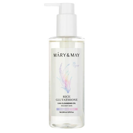 Mary&May - Rice Glutathione LHA Cleansing Oil - Очищающее масло для лица - 200ml
