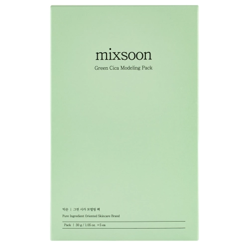 Mixsoon - Green Cica Modeling Pack - Успокаивающая альгинатная маска с центеллой азиатской - 5шт. (30g)