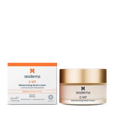 sesderma - C-Vit Moisturizing Facial Cream - Зволожувальний крем для обличчя - 50ml