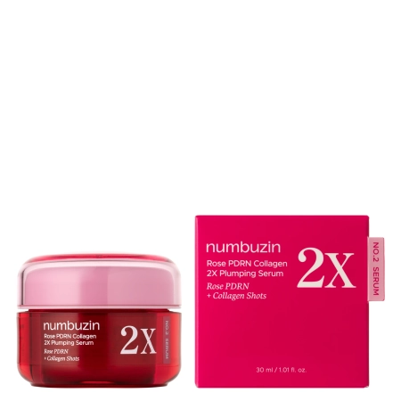 Numbuzin - No.2 Rose PDRN Collagen 2X Plumping Serum - Сыворотка для укрепления и наполнения кожи - 30ml