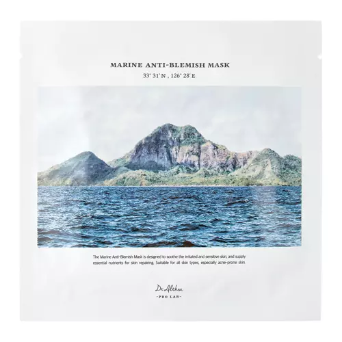 Dr. Althea - Pro Lab Marine Anti-Blemish Mask - Противовоспалительная тканевая маска для проблемной кожи - 1шт./27g