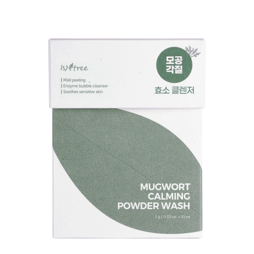 Isntree - Spot Saver - Mugwort Calming Powder Wash - Набор саше с энзимной пудрой для умывания лица - 1gx25шт.