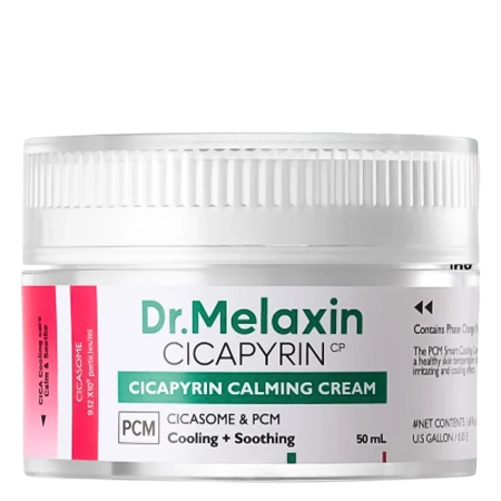 Dr.Melaxin - Cicapyrin Calming Cream - Заспокійливий крем для обличчя з охолоджувальним комплексом - 50ml
