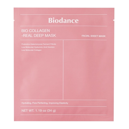 Biodance - Bio-Collagen Real Deep Mask Set - Набір зміцнювальних колагеноваих масок для обличчя - 4x34g