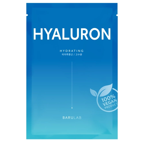 Barulab - The Clean Vegan Hyaluron Hydrating Mask - Зволожувальна тканинна маска - 1шт/23g